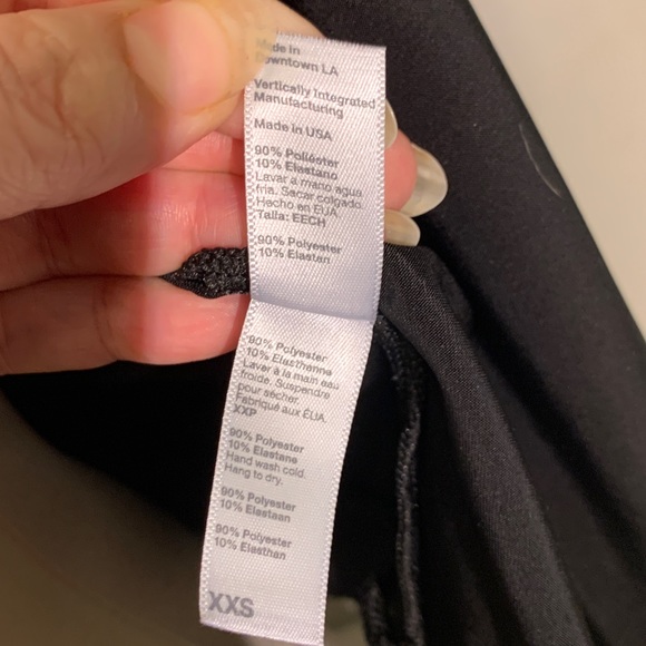 American Apparel Faux Leather bomber-style hoodie - Picture 5 of 5